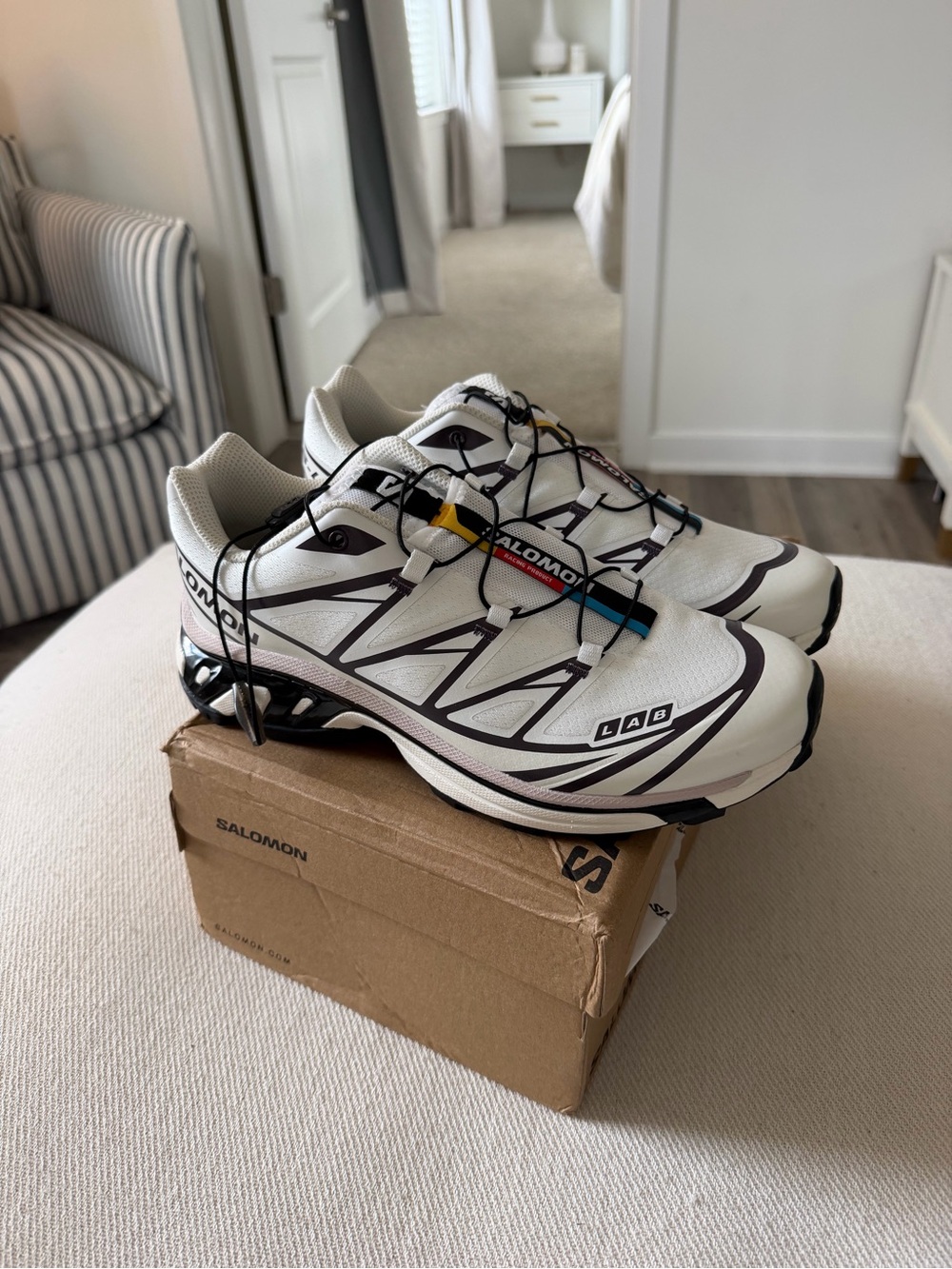 Salomon Xt-o Soft Ground Sneakers - White/Vanilla
Ice/Plum Perfect
